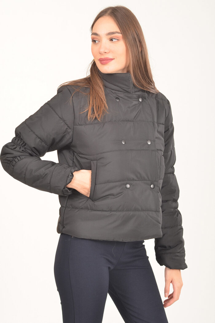 Μπουφάν puffer με κουμπιά - Image 4