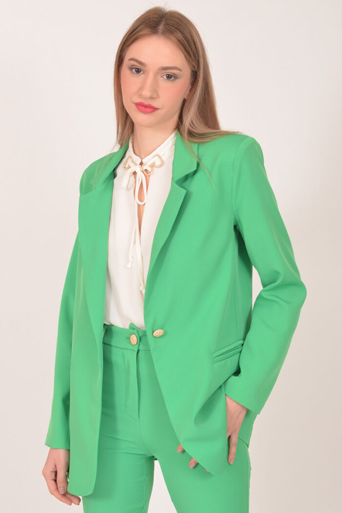 Σετ κοστούμι με blazer σακάκι και παντελόνι - Image 2