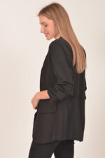 Σακάκι blazer με σούρες - Image 5