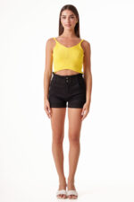 Crop Top πλεκτό - Image 3