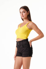 Crop Top πλεκτό - Image 2